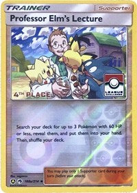 Professor Elms Lecture (188a/214) (League Promo 4th Place) [Sun & Moon: Lost Thunder] | Exor Games New Glasgow