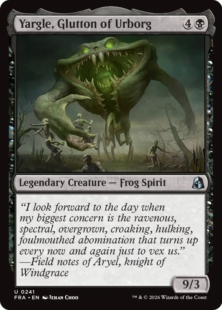 Yargle, Glutton of Urborg [Reality Fracture] | Exor Games New Glasgow