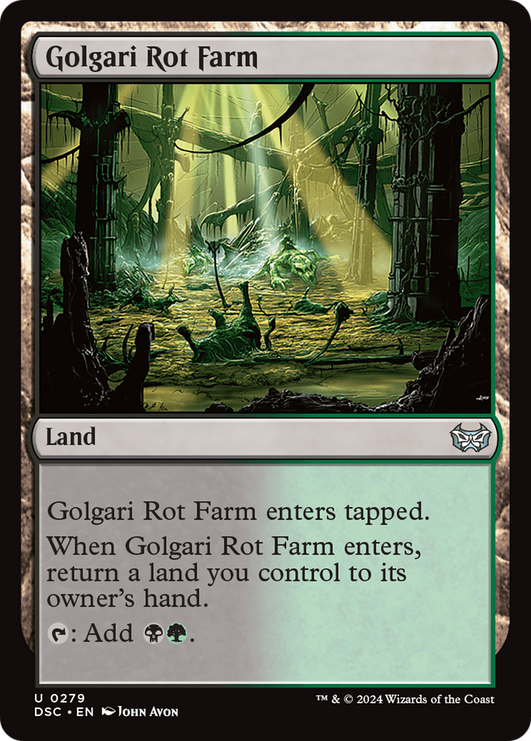 Golgari Rot Farm [Duskmourn: House of Horror Commander] | Exor Games New Glasgow