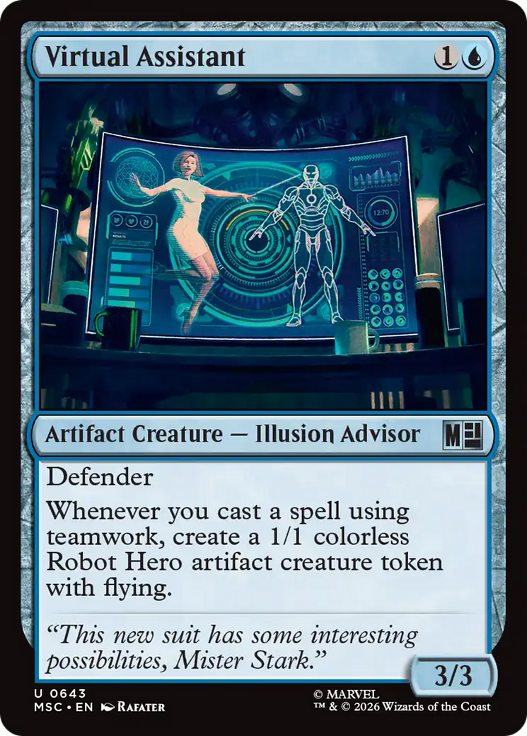 Virtual Assistant [Marvel Super Heroes Commander] | Exor Games New Glasgow