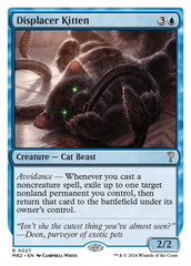 Displacer Kitten (White Border) [Mystery Booster 2] | Exor Games New Glasgow