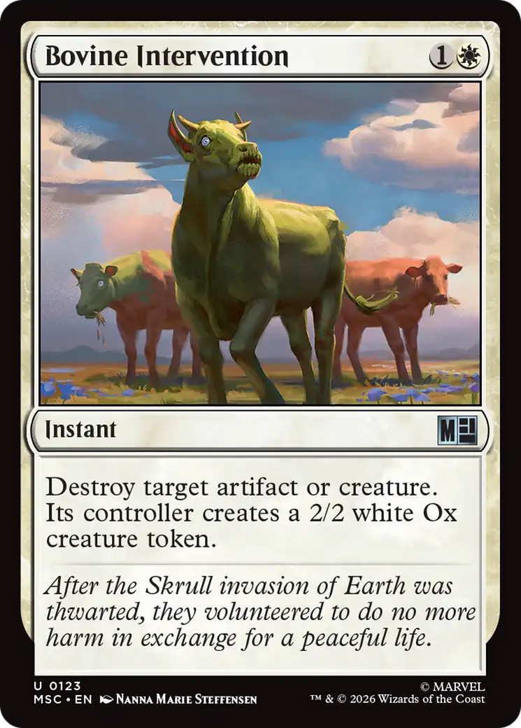 Bovine Intervention [Marvel Super Heroes Commander] | Exor Games New Glasgow