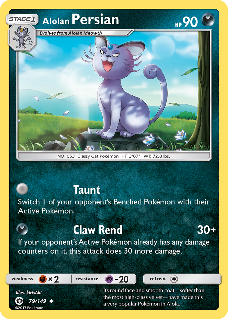 Alolan Persian (79/149) [Sun & Moon: Base Set] | Exor Games New Glasgow