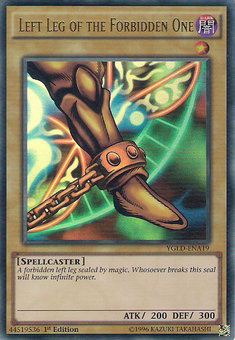 Left Leg of the Forbidden One [YGLD-ENA19] Ultra Rare | Exor Games New Glasgow