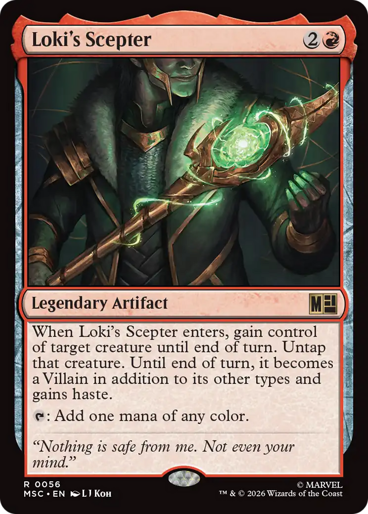 Loki's Scepter [Marvel Super Heroes Commander] | Exor Games New Glasgow