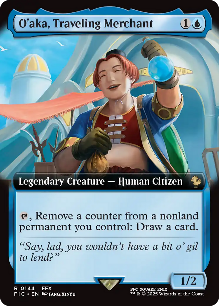 O'aka, Traveling Merchant (Extended Art) [FINAL FANTASY Commander] | Exor Games New Glasgow
