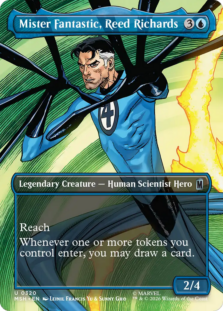 Mister Fantastic, Reed Richards (Borderless) [Marvel Super Heroes] | Exor Games New Glasgow