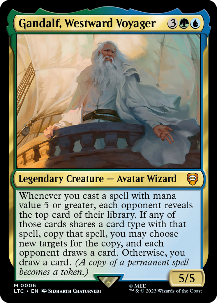 Gandalf, Westward Voyager [The Lord of the Rings: Tales of Middle-Earth Commander] | Exor Games New Glasgow