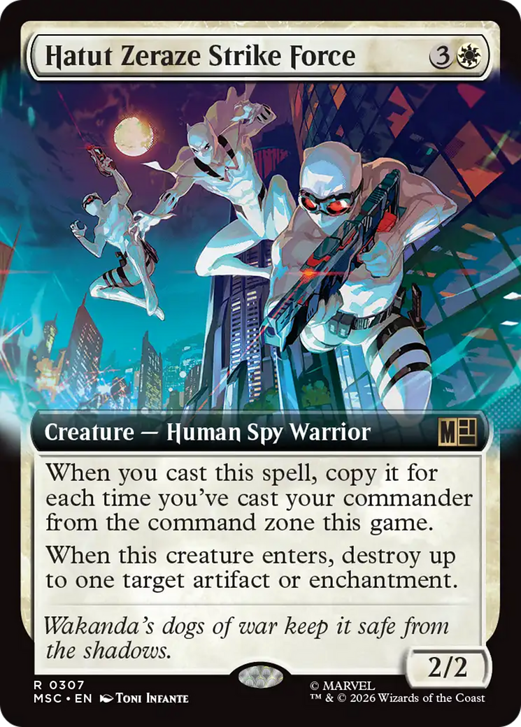 Hatut Zeraze Strike Force (Extended Art) [Marvel Super Heroes Commander] | Exor Games New Glasgow