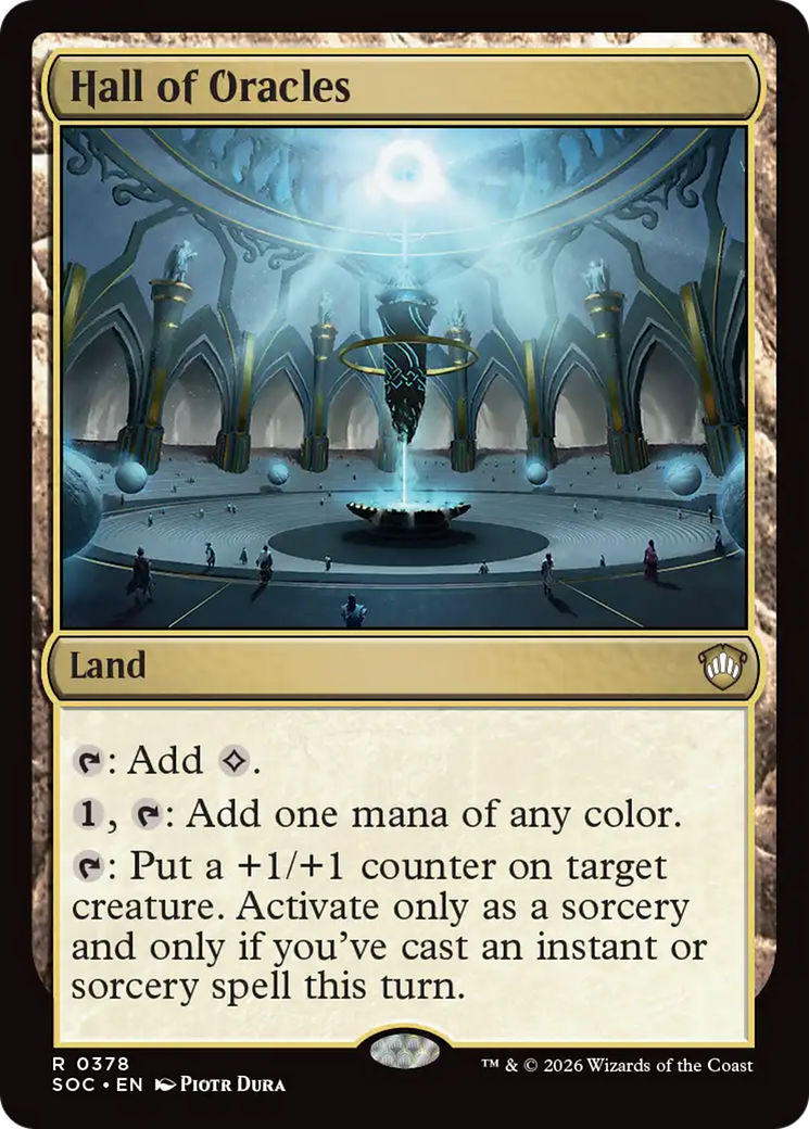 Hall of Oracles [Secrets of Strixhaven Commander] | Exor Games New Glasgow