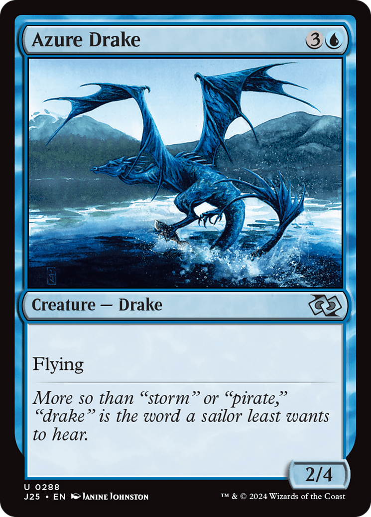 Azure Drake [Foundations Jumpstart] | Exor Games New Glasgow