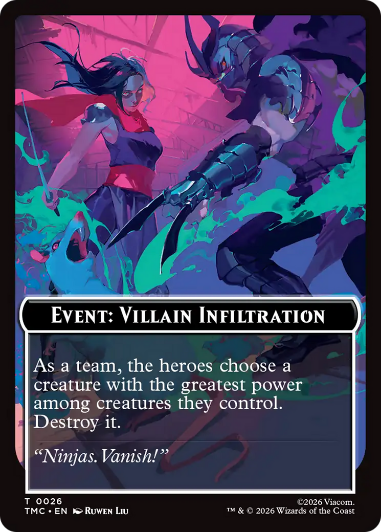 Event: Villain Infiltration [Teenage Mutant Ninja Turtles Commander Tokens] | Exor Games New Glasgow