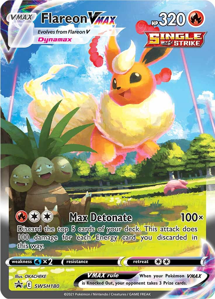 Flareon VMAX (SWSH180) [Sword & Shield: Black Star Promos] | Exor Games New Glasgow