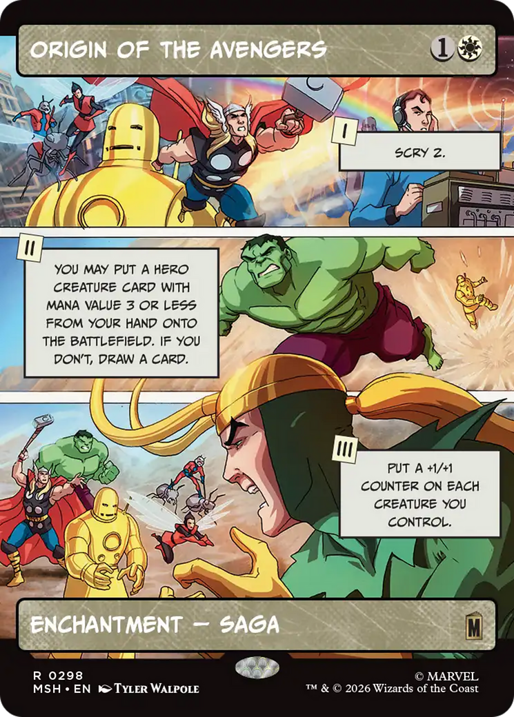 Origin of the Avengers (Borderless) [Marvel Super Heroes] | Exor Games New Glasgow