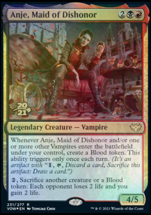 Anje, Maid of Dishonor [Innistrad: Crimson Vow Prerelease Promos] | Exor Games New Glasgow