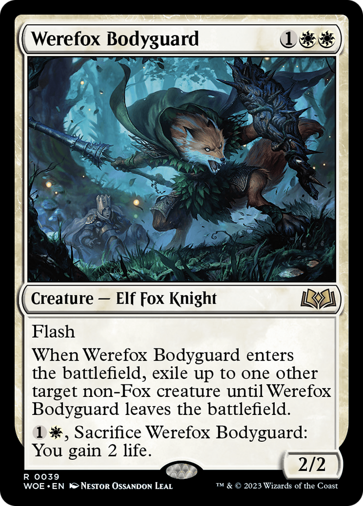 Werefox Bodyguard [Wilds of Eldraine] | Exor Games New Glasgow