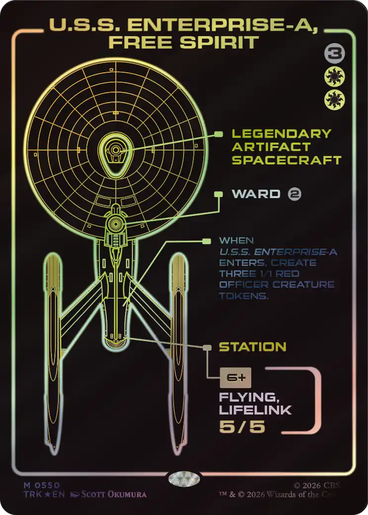 U.S.S. Enterprise-A, Free Spirit (Showcase) [Star Trek] | Exor Games New Glasgow