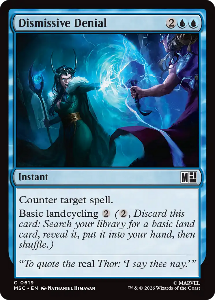 Dismissive Denial [Marvel Super Heroes Commander] | Exor Games New Glasgow