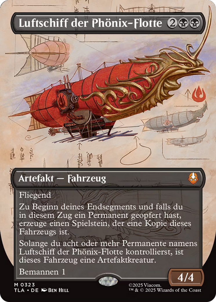 Phoenix Fleet Airship (Borderless) [Avatar: The Last Airbender] | Exor Games New Glasgow