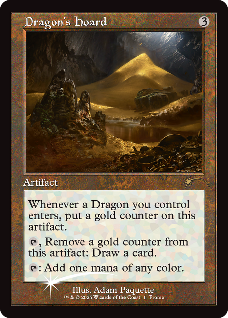 Dragon's Hoard (Retro Frame) [Wizards Play Network 2025] | Exor Games New Glasgow