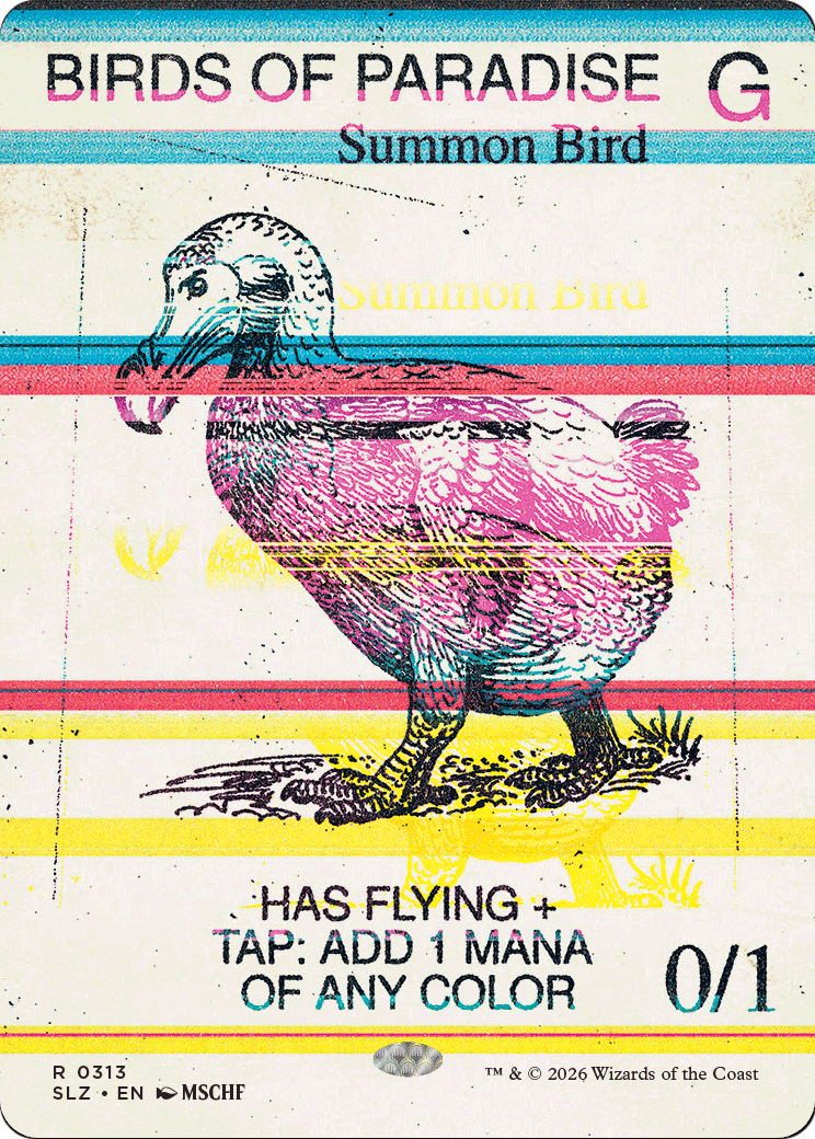 Birds of Paradise (0313) [Secret Lair x MSCHF: The Zeta Set] | Exor Games New Glasgow