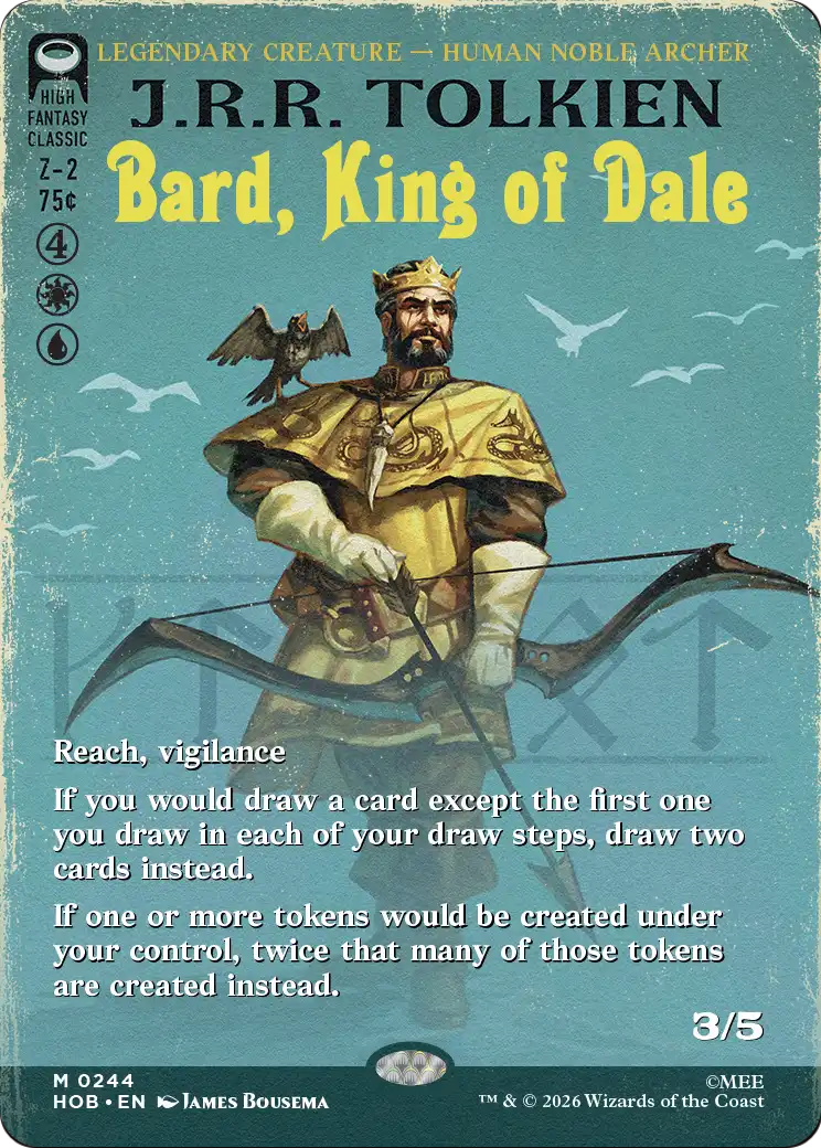 Bard, King of Dale (Borderless) [The Hobbit] | Exor Games New Glasgow