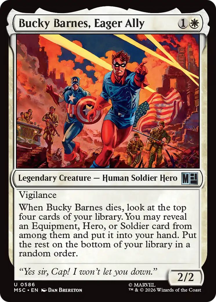 Bucky Barnes, Eager Ally [Marvel Super Heroes Commander] | Exor Games New Glasgow
