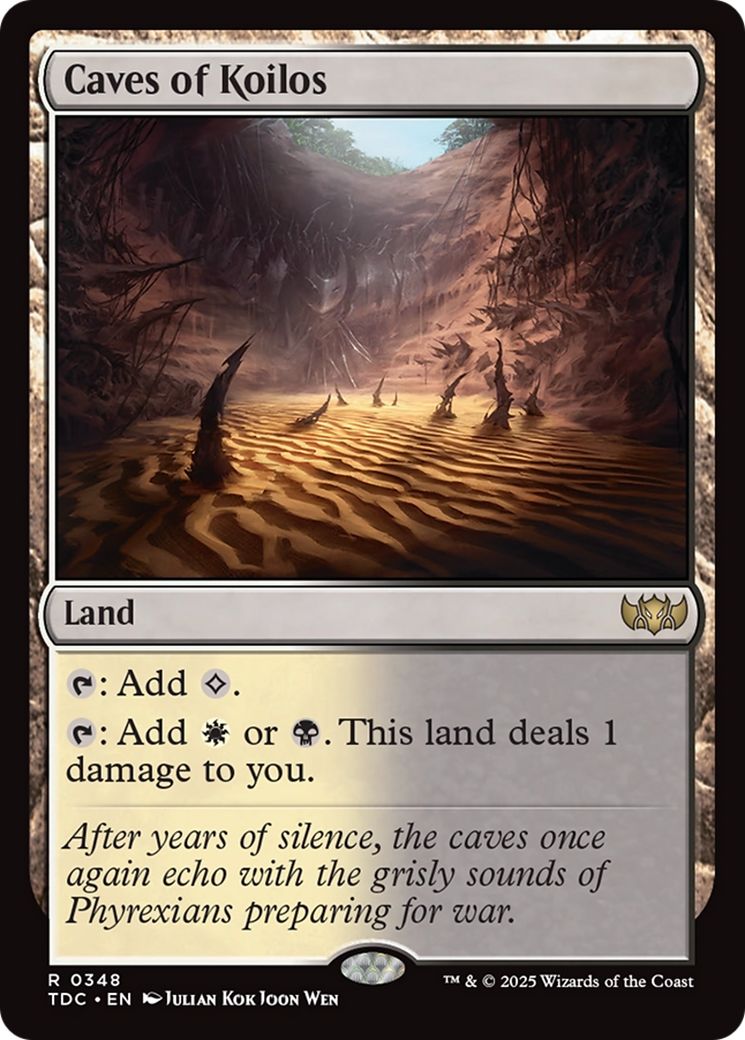 Caves of Koilos [Tarkir: Dragonstorm Commander] | Exor Games New Glasgow