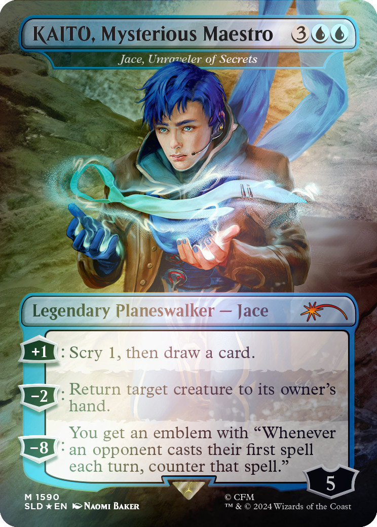 KAITO, Mysterious Maestro - Jace, Unraveler of Secrets (Rainbow Foil) [Secret Lair Drop Series] | Exor Games New Glasgow