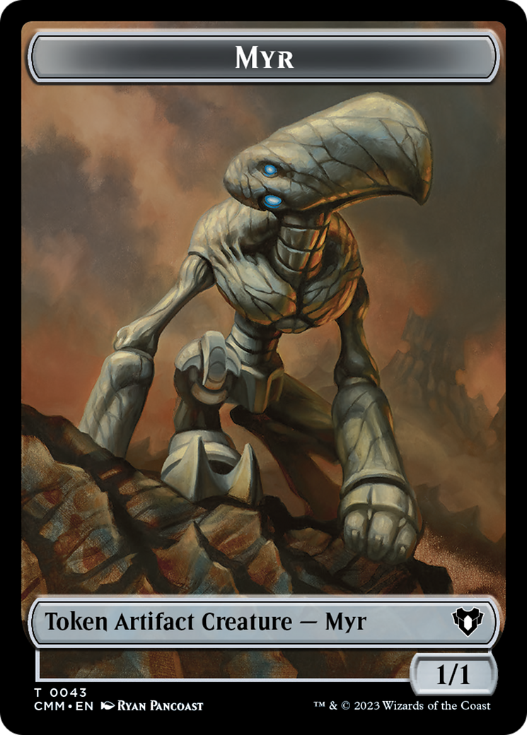 Myr Token [Commander Masters Tokens] | Exor Games New Glasgow