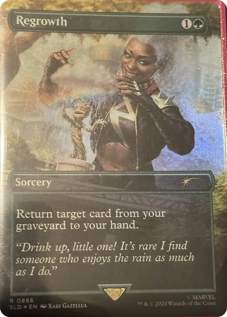 Regrowth (Rainbow Foil) [Secret Lair Drop Series] | Exor Games New Glasgow