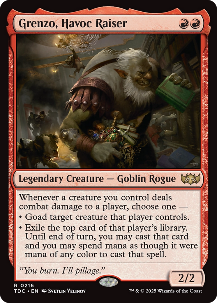 Grenzo, Havoc Raiser [Tarkir: Dragonstorm Commander] | Exor Games New Glasgow