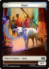 Soldier // Goat Double-Sided Token [Marvel Super Heroes Commander Tokens] | Exor Games New Glasgow