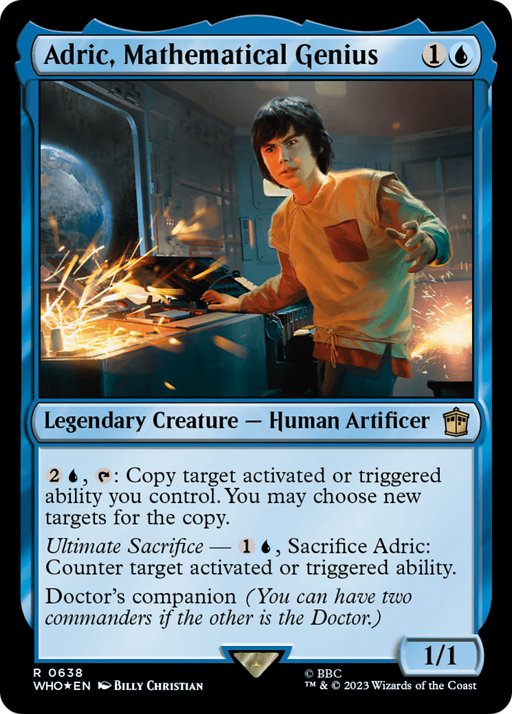 Adric, Mathematical Genius (Surge Foil) [Doctor Who] | Exor Games New Glasgow