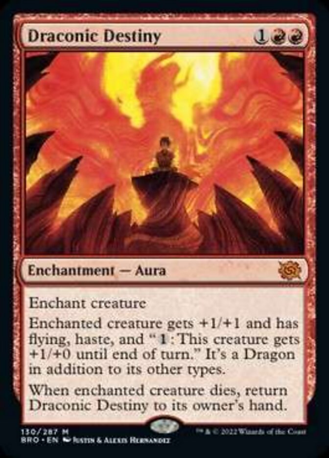 Draconic Destiny (Promo Pack) [The Brothers' War Promos] | Exor Games New Glasgow