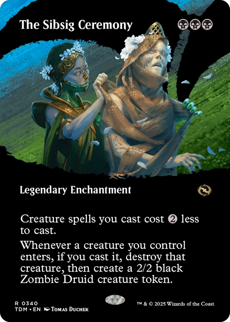 The Sibsig Ceremony (Borderless) [Tarkir: Dragonstorm] | Exor Games New Glasgow