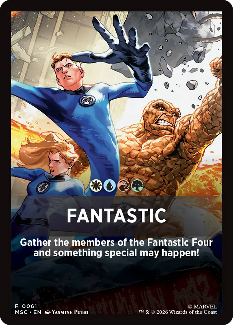 Fantastic Theme Card [Marvel Super Heroes Commander] | Exor Games New Glasgow