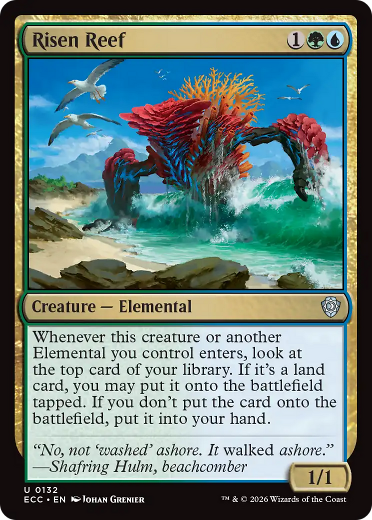Risen Reef [Lorwyn Eclipsed Commander] | Exor Games New Glasgow