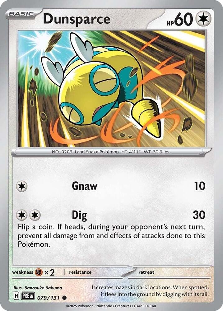 Dunsparce (079/131) [Scarlet & Violet: Prismatic Evolutions] | Exor Games New Glasgow