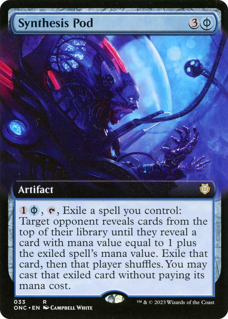 Synthesis Pod (Extended Art) [Phyrexia: All Will Be One Commander] | Exor Games New Glasgow