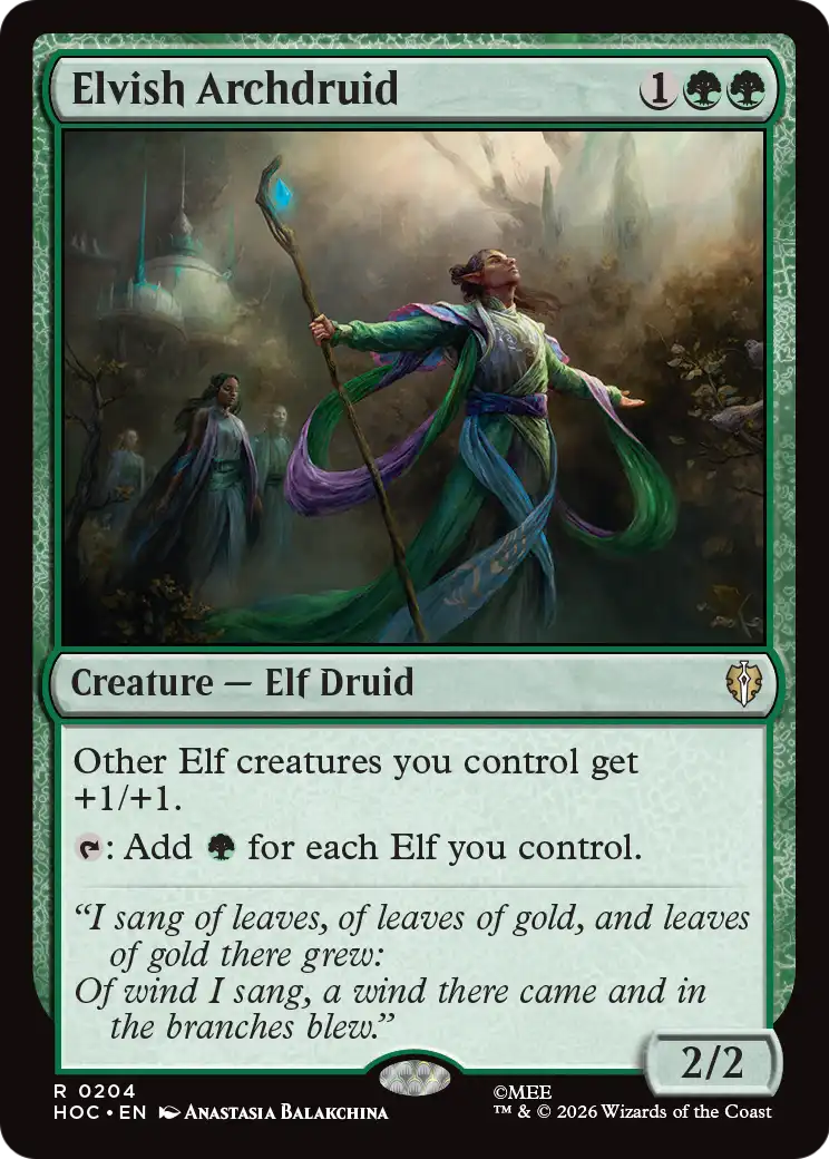 Elvish Archdruid [The Hobbit: Eternal-Legal] | Exor Games New Glasgow