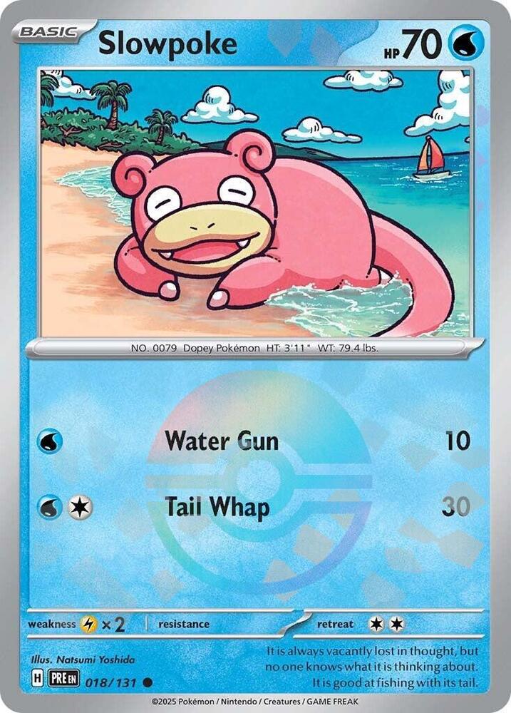 Slowpoke (018/131) (Poke Ball Pattern) [Scarlet & Violet: Prismatic Evolutions] | Exor Games New Glasgow