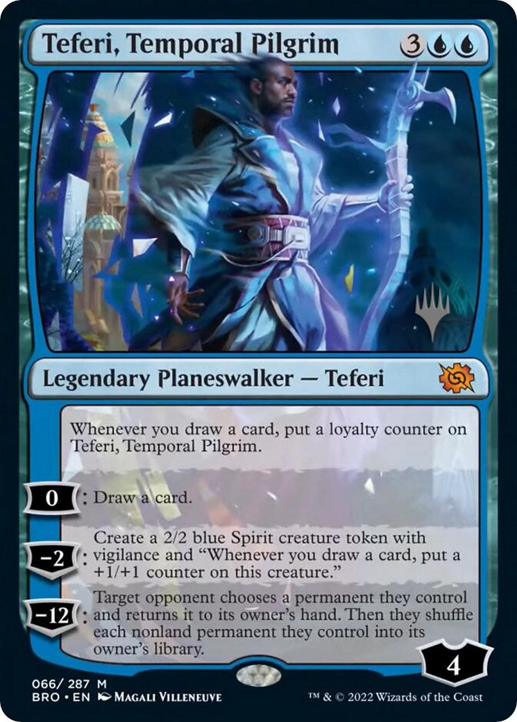 Teferi, Temporal Pilgrim (Promo Pack) [The Brothers' War Promos] | Exor Games New Glasgow