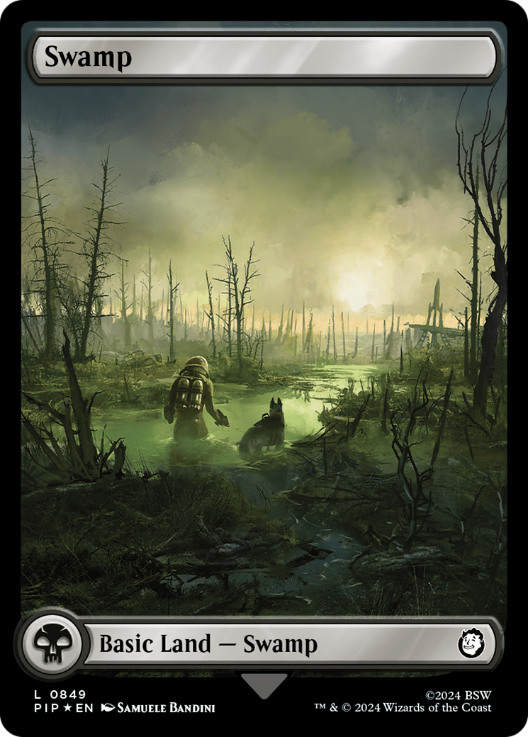 Swamp (0849) (Surge Foil) [Fallout] | Exor Games New Glasgow