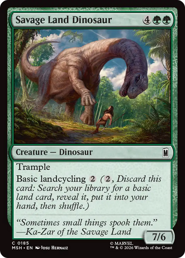 Savage Land Dinosaur [Marvel Super Heroes] | Exor Games New Glasgow