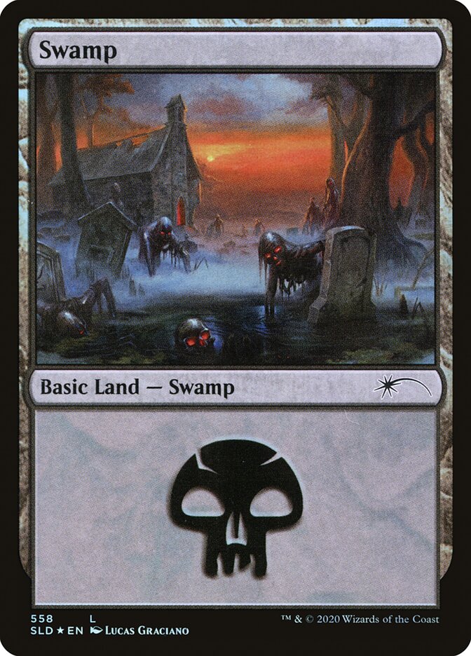 Swamp (Reanimated) (558) [Secret Lair Drop Promos] | Exor Games New Glasgow