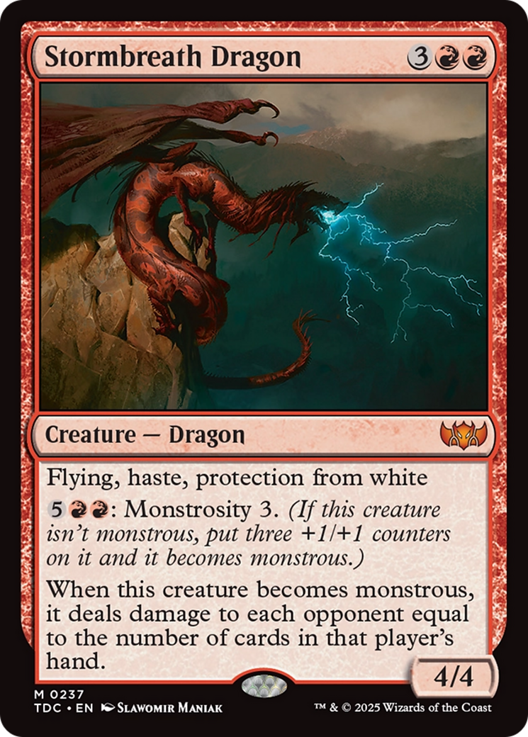 Stormbreath Dragon [Tarkir: Dragonstorm Commander] | Exor Games New Glasgow