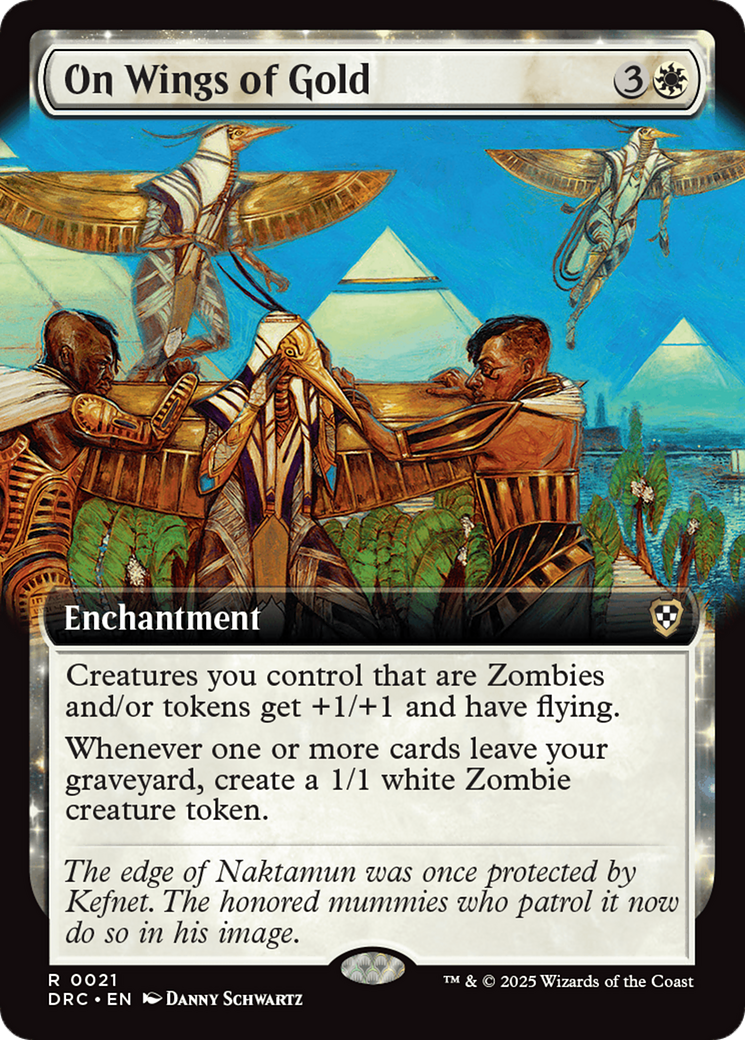 On Wings of Gold (Extended Art) [Aetherdrift Commander] | Exor Games New Glasgow