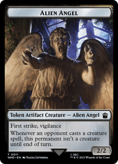 Alien Angel // Food (0025) Double-Sided Token [Doctor Who Tokens] | Exor Games New Glasgow