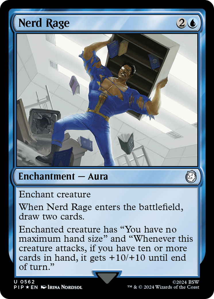 Nerd Rage (Surge Foil) [Fallout] | Exor Games New Glasgow